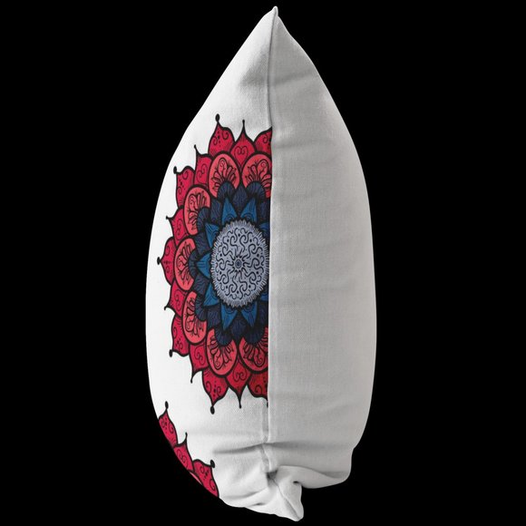 Mandala Pillow for bohemian home decor cushion - Picture 3 of 6